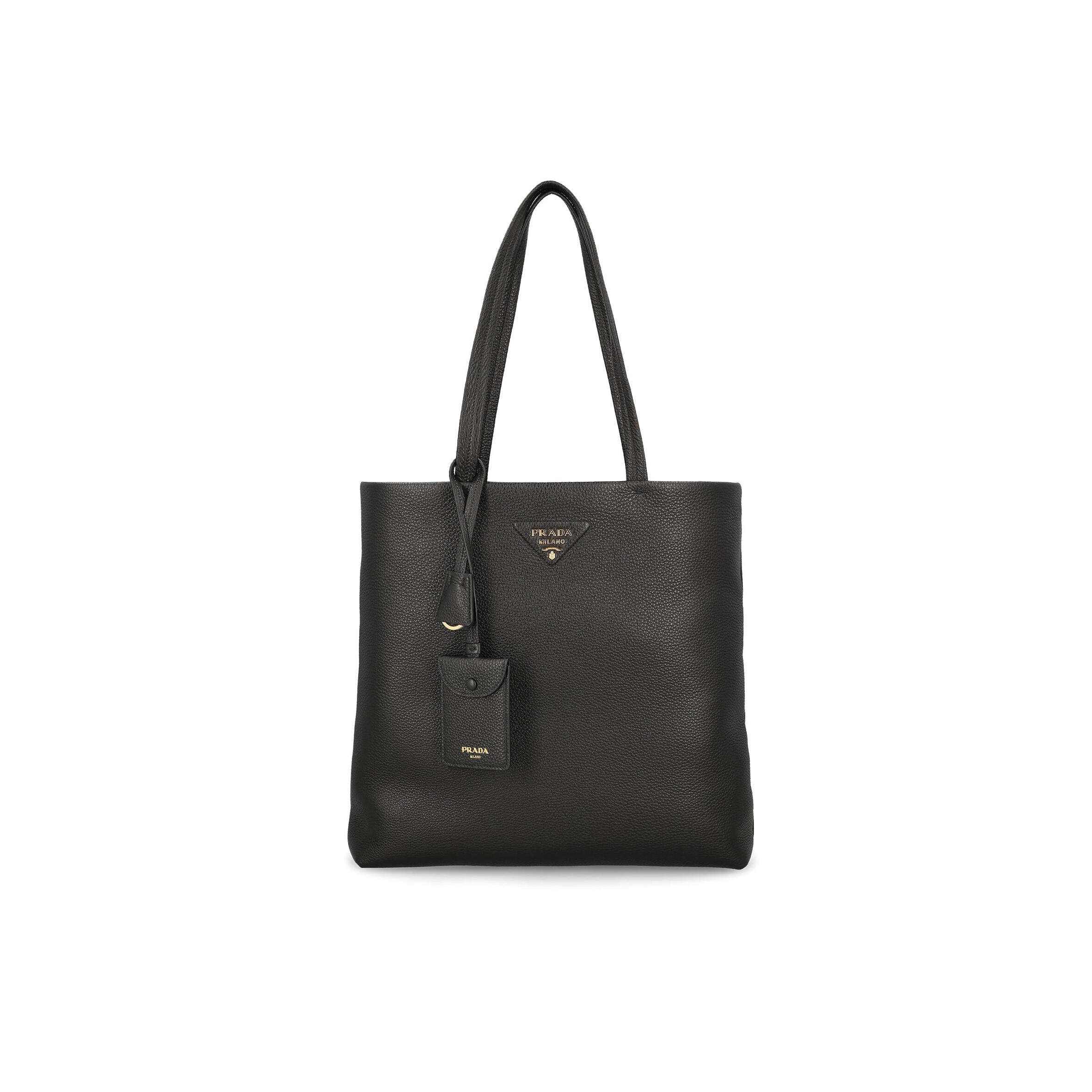 PRADA LARGE LEATHER TOTE BAG 1BG550 (35*35*8cm)